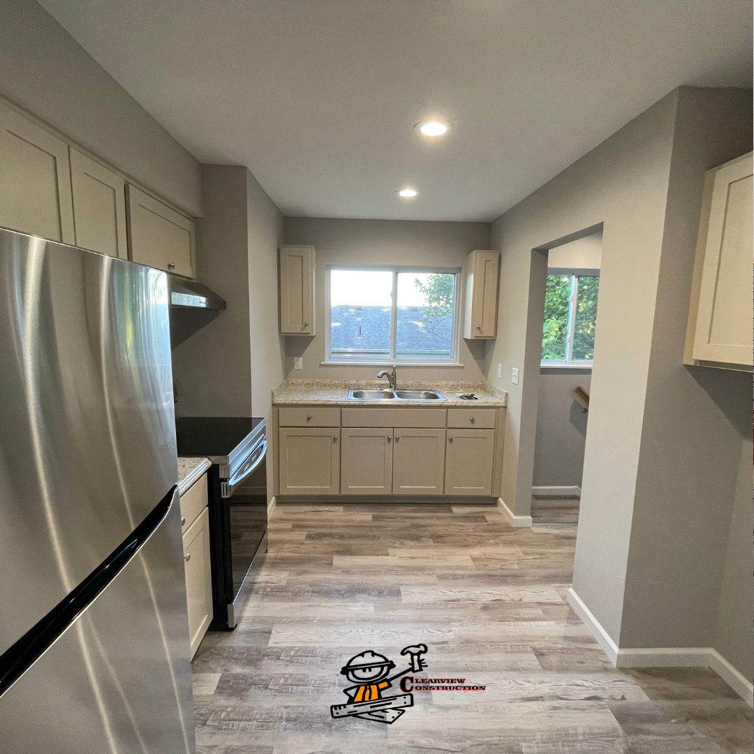 4 Bright kitchen interior, Clearview Construction client photograph